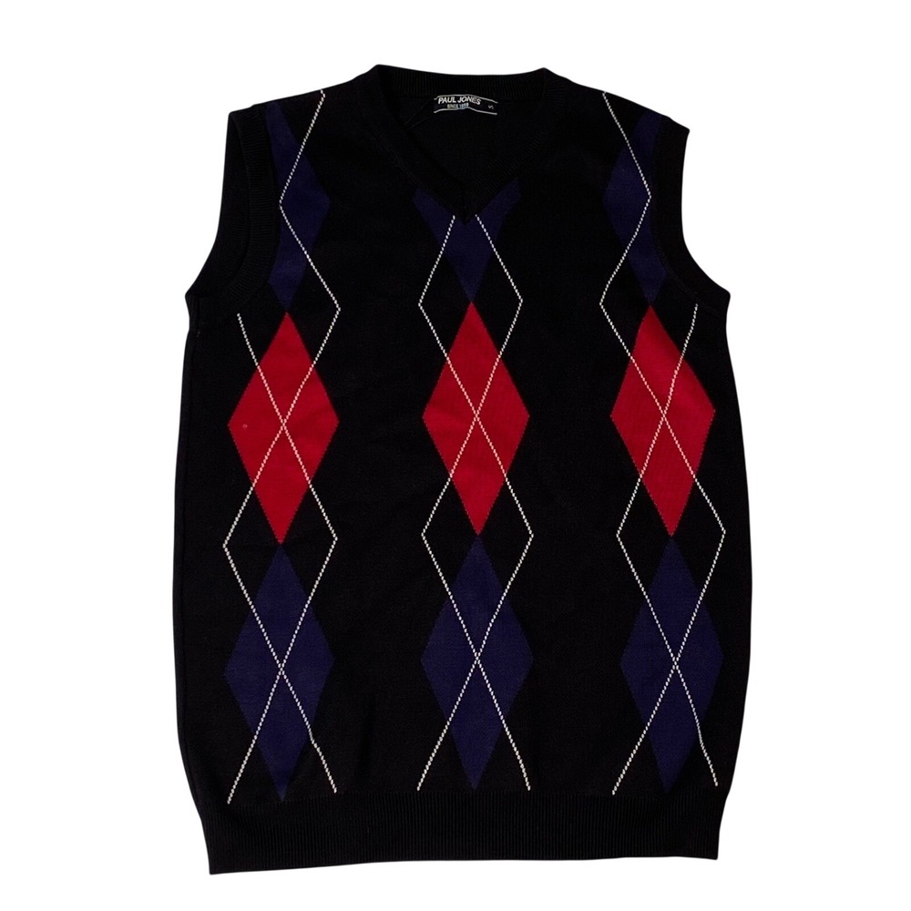 Gap Designed & Crafted Mens XL‎  Patchwork Cable Knit Cotton Cardigan Sweater